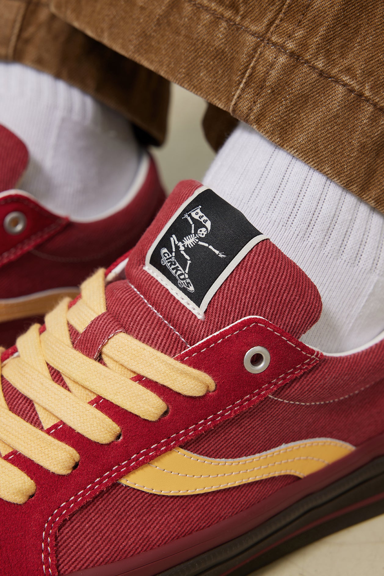 ASTLEY LOW - DARK RED