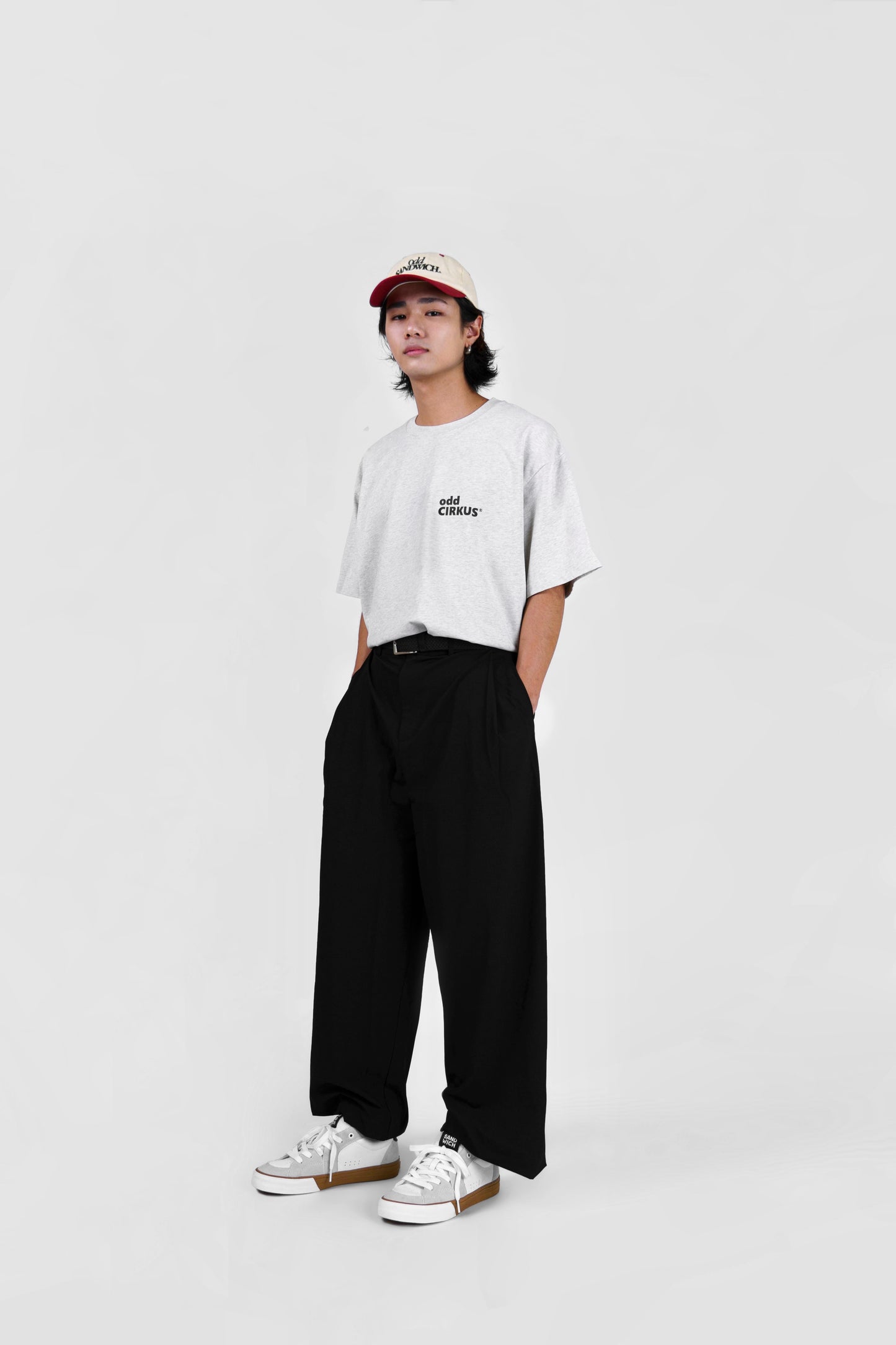 odd SANDWICH TEE-WHITE