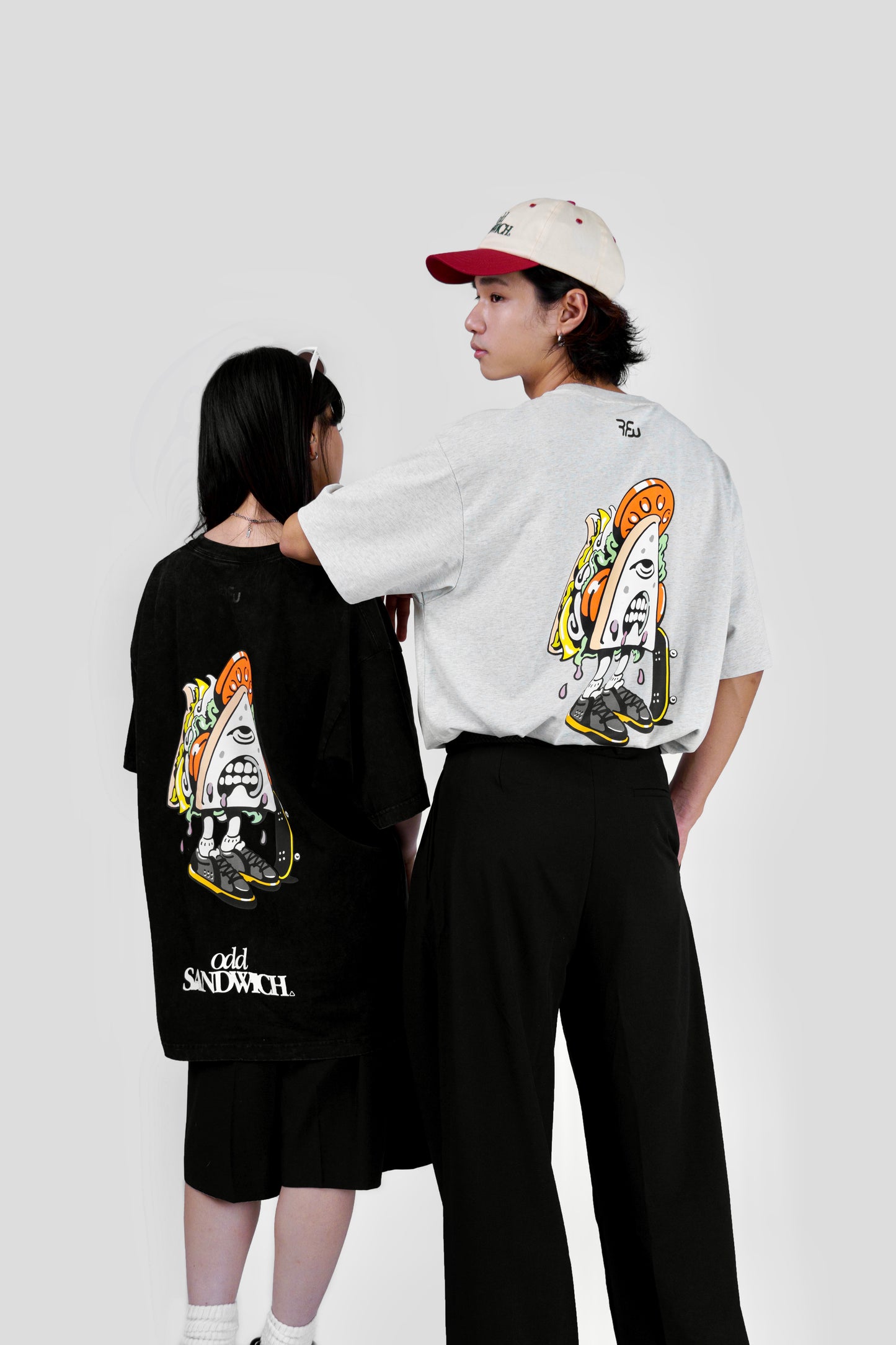 odd SANDWICH TEE-WHITE