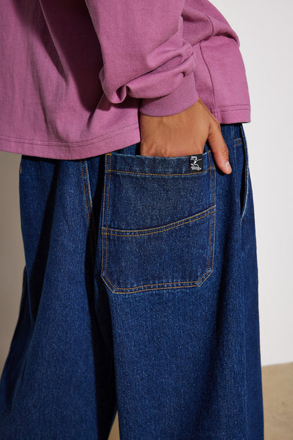 Loose-fit denim jeans - Blue