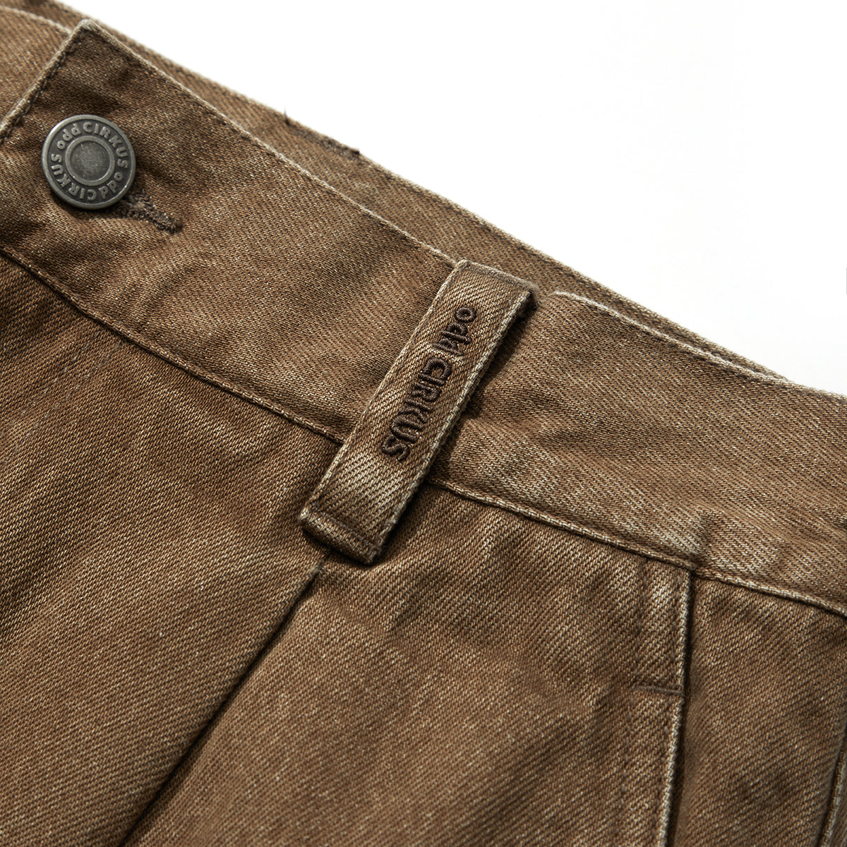 Loose-fit denim jeans - Brown