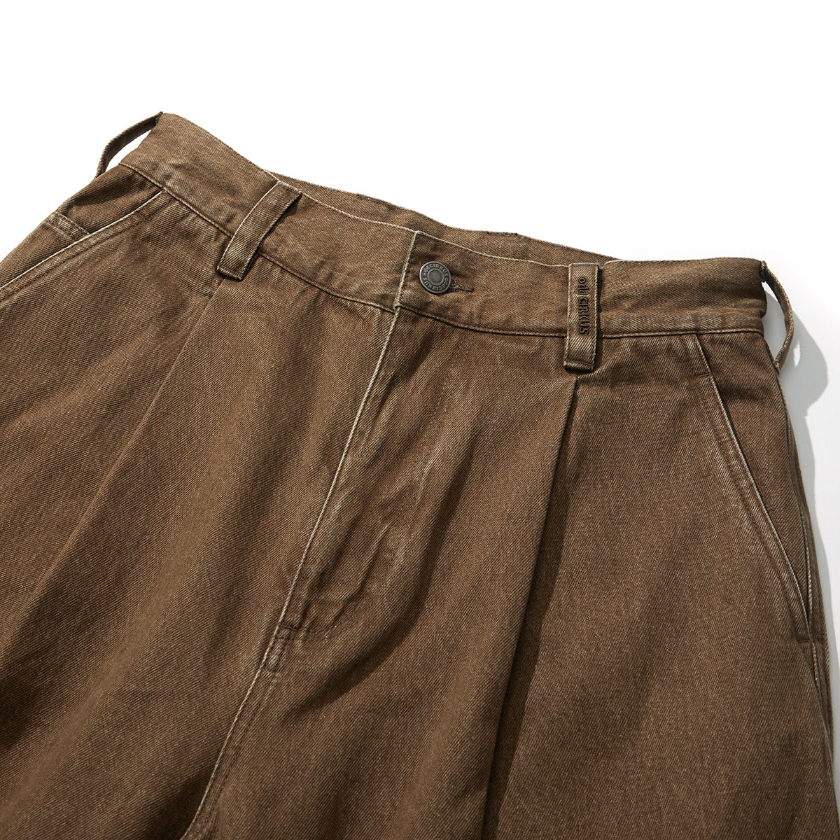 Loose-fit denim jeans - Brown