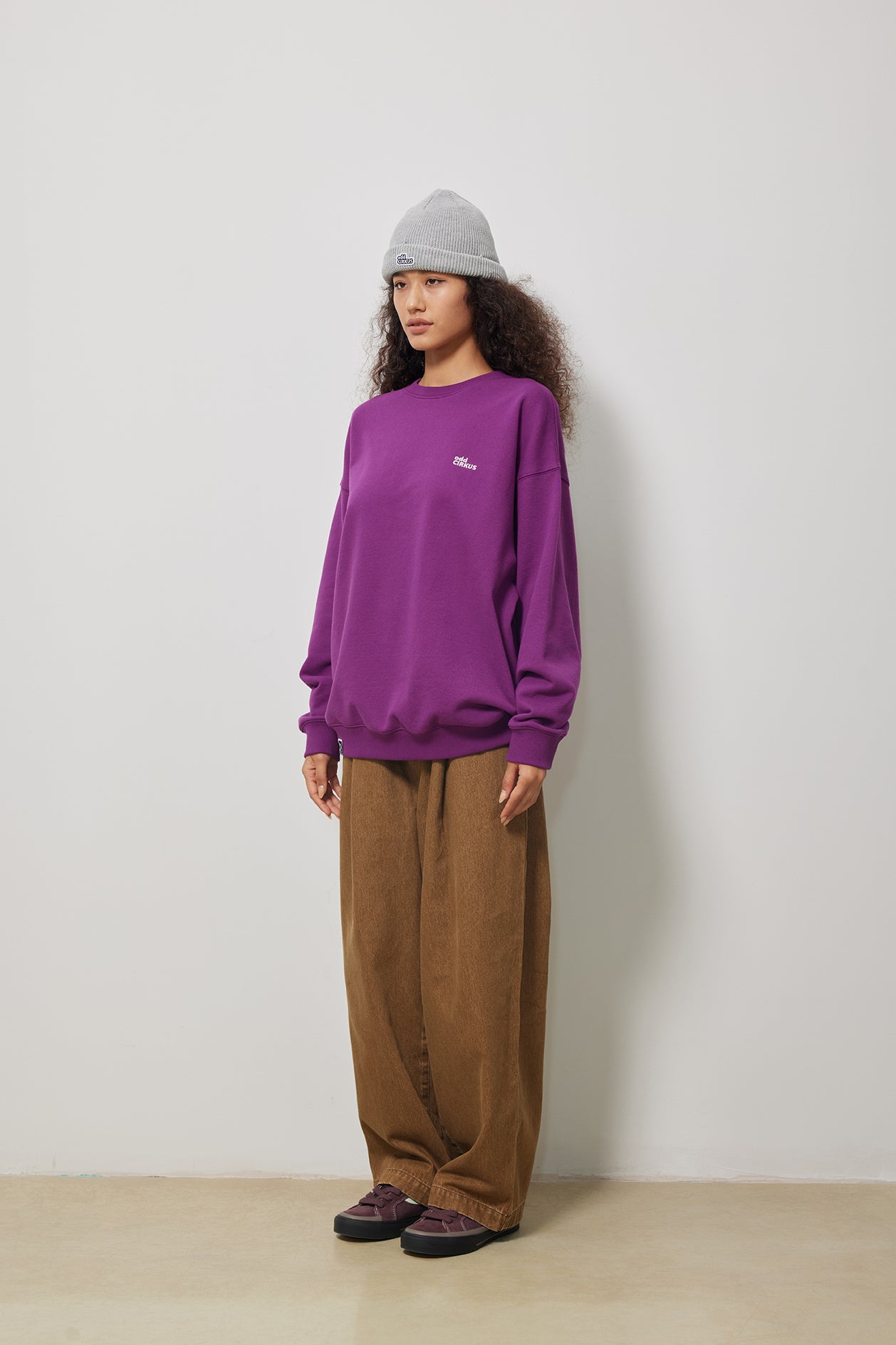 Loose-fit denim jeans - Brown