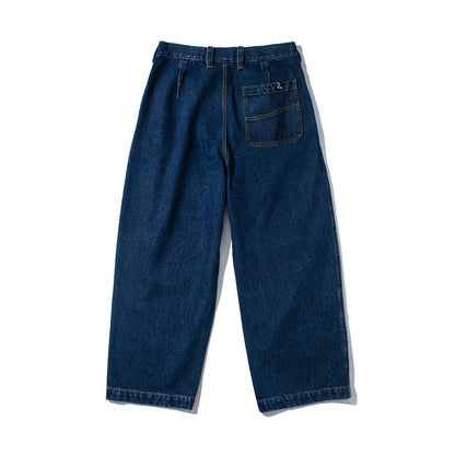 Loose-fit denim jeans - Blue