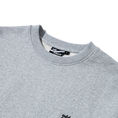 Loose Round Neck Long Sleeve Casual Sweatshirt - Gray