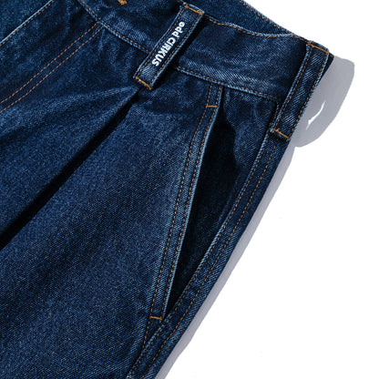 Loose-fit denim jeans - Blue